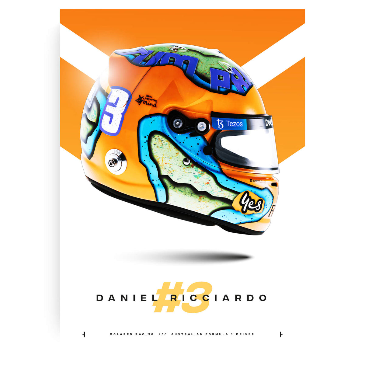 Daniel Ricciardo print/poster without frame