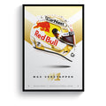 Max Verstappen print in black frame